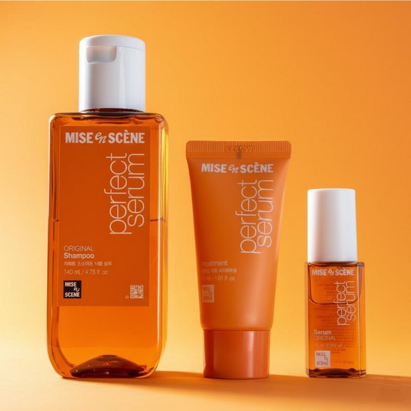 Mise en Scène - Perfect Serum Trio (Shampoo 140ml + Máscara 30ml + Sérum 15ml)