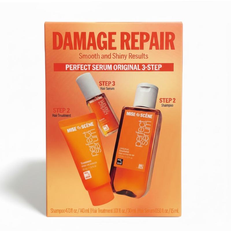 Mise en Scène - Perfect Serum Trio (Shampoo 140ml + Máscara 30ml + Sérum 15ml)