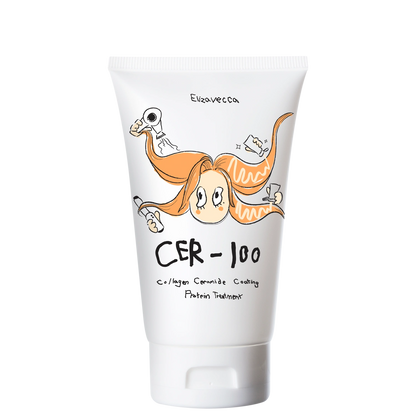 Elizavecca CER-100 Tratamento Proteico com Colágeno e Ceramidas - Máscara Capilar 100ml