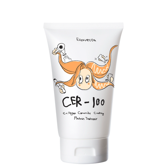 Elizavecca CER-100 Tratamento Proteico com Colágeno e Ceramidas - Máscara Capilar 100ml