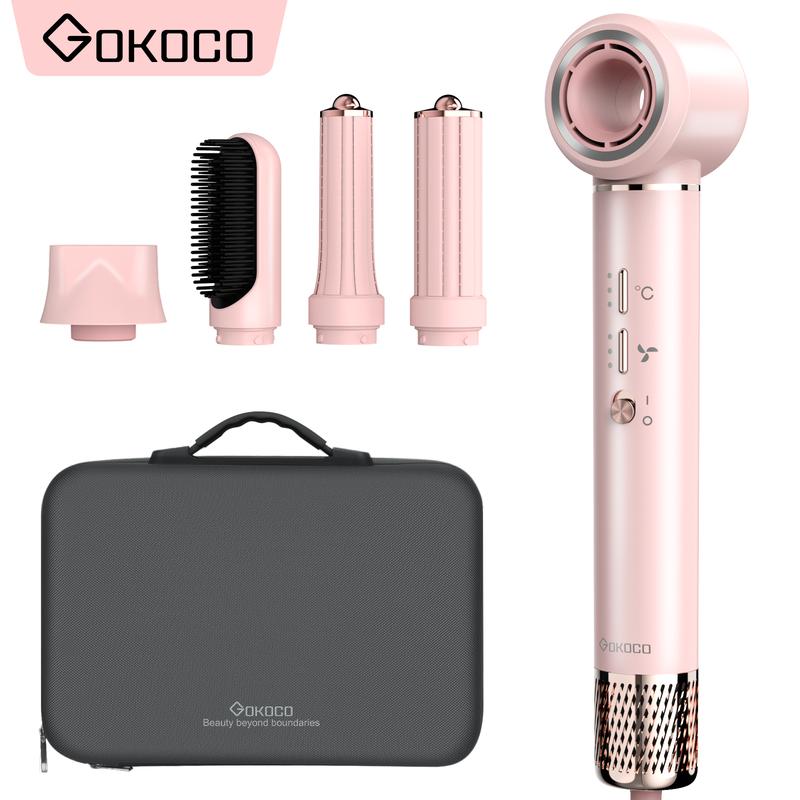 GOKOCO Secador de Cabelo Profissional 5 em 1 * 1400W 120.000 RPM