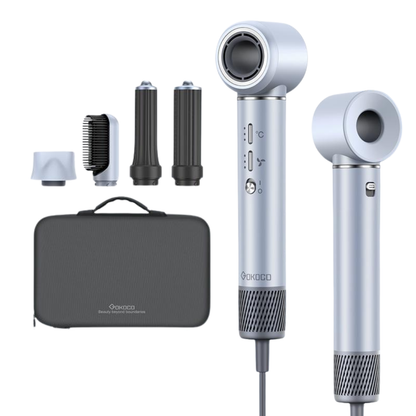 GOKOCO Secador de Cabelo Profissional 5 em 1 * 1400W 120.000 RPM