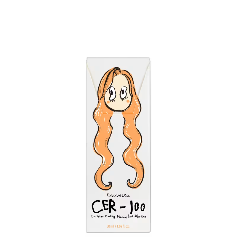 Elizavecca CER-100 Proteína Ionizada e Colágeno - Máscara Capilar Sem Enxágue 50ml