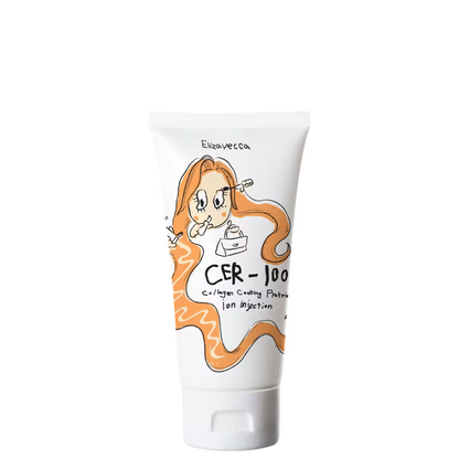 Elizavecca CER-100 Proteína Ionizada e Colágeno - Máscara Capilar Sem Enxágue 50ml